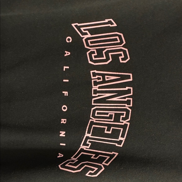 Los Angeles California Men's Crewneck Sweater - Forest Green - Picture 3 of 4